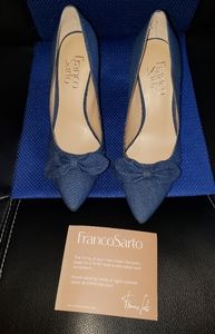 New Franco Sarto 5 medium denim Pointed Toe Pumps